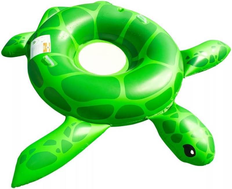 lot 509 image: NEW MEMBERS MARK Oversized Inflatable Pool Float - Sea Turtle