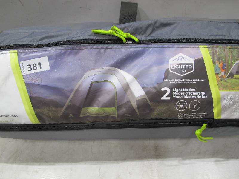 lot 282 image: Core Equipment 6 Person Instant Tent