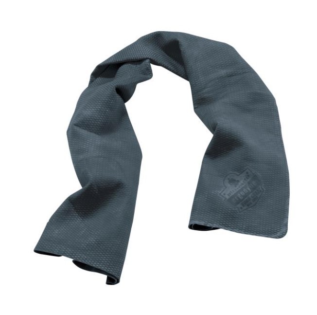 lot 839 image: NEW 2 Pack of Ergodyne Chill-Its 6602 Evaporative Cooling Towel - Gray