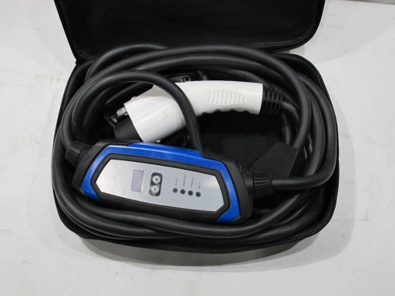 lot 296 image: Lectron Portable Tesla Charger (12 Amp32 Amp) - Level 1&2 Tesla with Dual NEMA