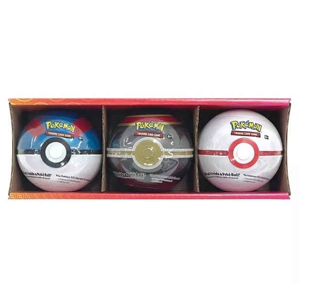 lot 339 image: NEW Pokemon 3-Pack Poke Ball Great Ball, Luxury Ball, Premier Ball