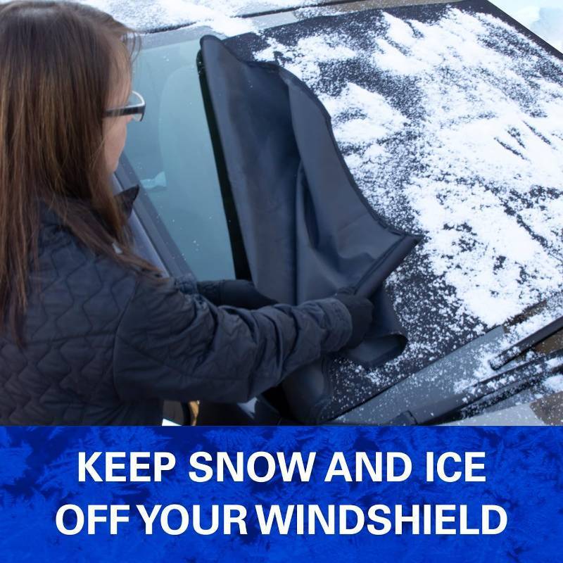 lot 351 image: NEW SubZero 17540PB Arctic Defense Maxx Car Windshield Cover for Ice and Snow, with Side Mirror Covers, (61 W x 42 H)