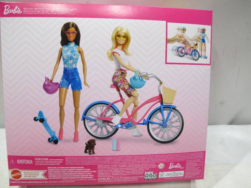 lot 404 image: NEW Barbie Country Outdoor Bicycle Playset