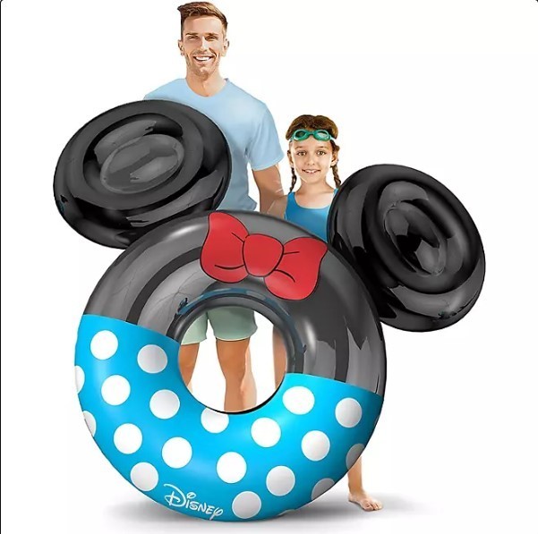 lot 393 image: NEW Disney Pool Float Party Tubes by GoFloats (Minnie Mouse)
