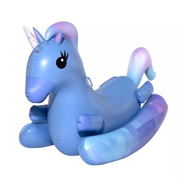 lot 369 image: NEW  Members Mark Novelty Ride-On Pool Float - Unicorn
