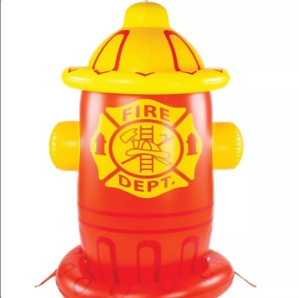 lot 431 image: NEW BigMouth Inc. Giant Inflatable Fire Hydrant Backyard Water Sprinkler
