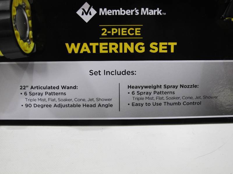 lot 437 image: NEW Members Mark 2-Pc. Watering Set, Spray Wand and Spray Nozzle