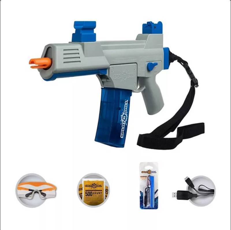 lot 438 image: NEW Splat-R-Ball Semi and Full Auto Water Gel Ball Gun Blaster Kit