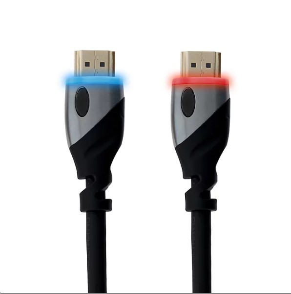 lot 210 image: NEW Members Mark 9FT LED Lighted HDMI Premium Cables (2 Pack)