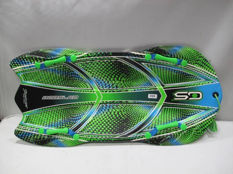 lot 273 image: NEW Snow Daze 50 Foam Bobsled with Tow Rope and Handles