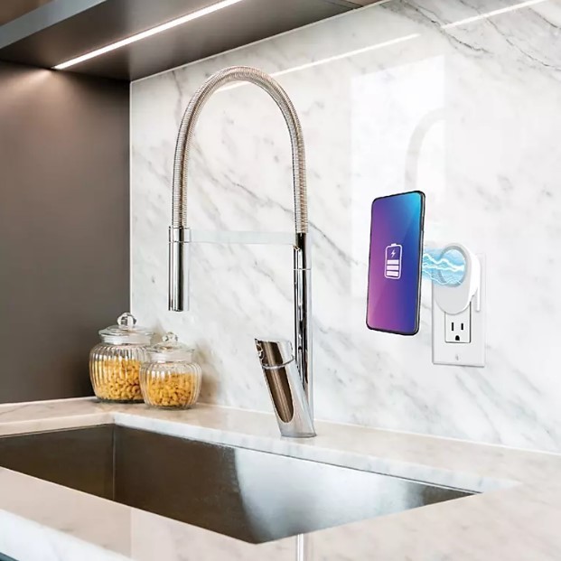 lot 246 image: NEW Oncore Universal Magnetic Plugin Wireless Phone Charger (2 Charger Pack)