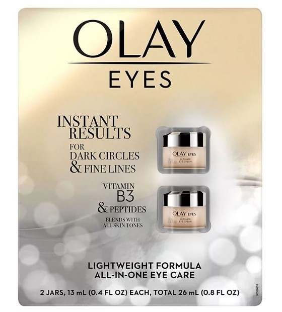 lot 239 image: NEW Olay Ultimate Eye Cream for Wrinkles, Fine Lines Dark Circles (0.4 fl. oz., 2 pk.)