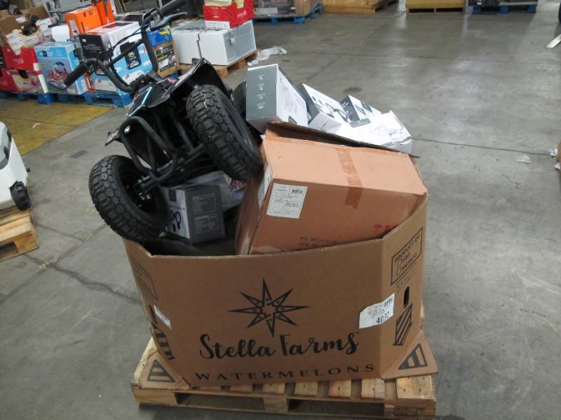 lot 105 image: Pallet of Store Overstock Store and Ecommerce Product and Returns