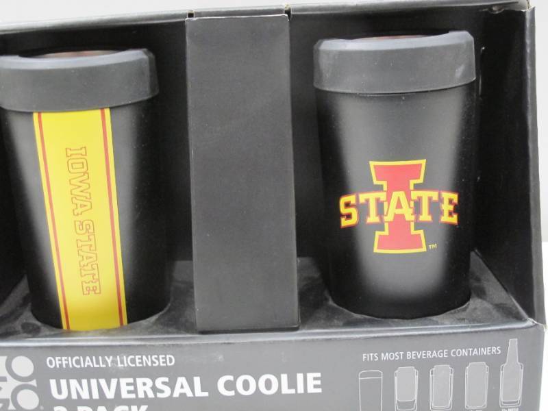 lot 484 image: NEW Logo Brands Officially Licensed NCAA Universal Coolie, 2 Pack - Iowa State Cyclones
