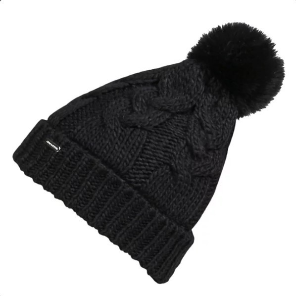 lot 452 image: NEW Steve Madden Ladies Hat & Scarf Set - Black Plaid