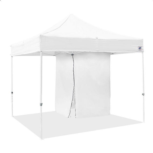 lot 163 image: NEW E-Z UP 10 x 10 Commercial Canopy - White