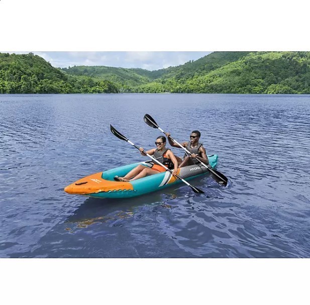 lot 172 image: NEW Hydro-Force Surge Elite X2 Inflatable Two-Person Kayak - 128