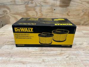lot 64 image: DEWALT DWV9330 Replacement HEPA Filter for DWV010, 2-Pack, White