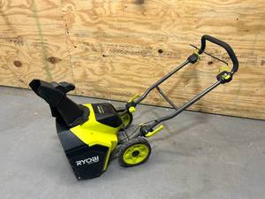 lot 68 image: RYOBI 40V 18 Cordless Snow Blower (Tool Only)
