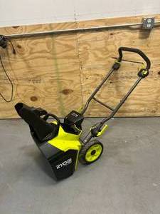 lot 69 image: RYOBI 40V 18 Cordless Snow Blower (Tool Only)