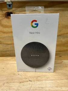 lot 29 image: GOOGLE Nest Mini (2nd Gen) - Smart Home Speaker with Google Assistant - Chalk