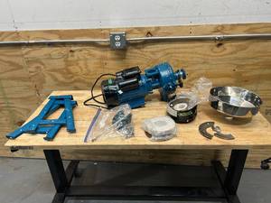 lot 76 image: SLSY Electric Mill Grinder 110V 3000W, Commercial Electric Feed Mill Dry Grinder, Heavy Duty Milling Machine Cereals Grinder Rice Corn Grain Coffee Wheat with Funnel