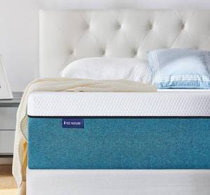 lot 18 image: IYEE NATURE Short Queen Mattres, 10 Inch RV Mattres Mattress, Cool Gel Memory Foam Mattress in Box, Medium-Firm Feel, RV Queen Short Mattress