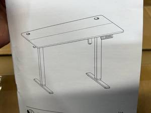 lot 60 image: FEZIBO Electric Standing Desk