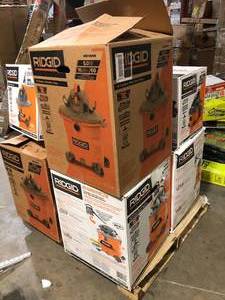 Pallet of Assorted WetDry Shop Vacs Various Models and Conditions   Customer Returns See Pictures