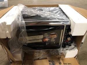 Hamilton Beach 1500-Watt 12-Slice Black Countertop Oven with Convection and Rotisserie    Customer Returns See Pictures