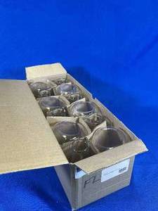 lot 1 image: Box of 12 - 100ml Erlenmeyer Flasks