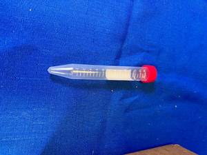 lot 73 image: Box of 90 Plastic Centrifuge Tubes With Screw Cap Plastic 14ml