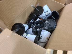 lot 140 image: Box of Graduation themed gifts and items