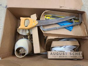lot 18 image: LL Large box of unsold vintage and antique goods