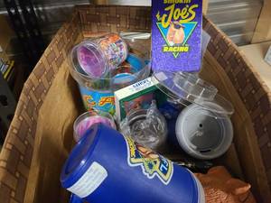 lot 21 image: LL Crate of Joe Cool Camel Memorabilia