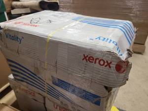 lot 49 image: Xerox Brand Crate of printer paper