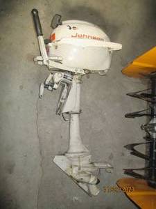 lot 26 image: Johnson Boat trolling motor model JW18R