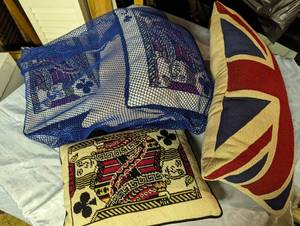 lot 196 image: Playing Card Pillows...