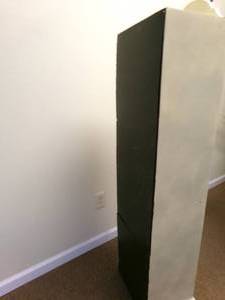 lot 010 image: tall wooden book shelf...