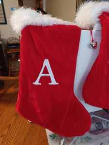 lot 53 image: Six Assorted Christmas Stockings