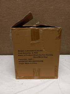 FULL CASE OF SHARE THE FUN HASHTAG WOODMETAL SIGNS