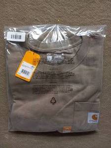 NEW CARHARTT LOOSE FIT SHORT SLEEVE POCKET T-SHIRT LARGE
