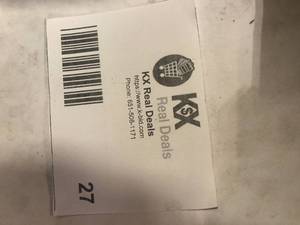 lot 27 image: 40 in. x 24 in. 33 in. Polypropylene Floor Mount Utility Tub Customer Returns See Pictures