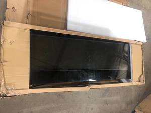 lot 30 image: Home Decorators Collection 60 in. W View Wall Mount Electric Fireplace in Black  Customer Returns See Pictures