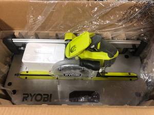 lot 39 image: RYOBI ONE 18V 5.5in. Cordless Flooring Saw with Blade (Tool Only)   Customer Returns See Pictures