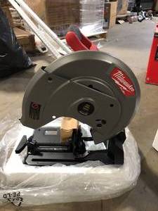 lot 46 image: Milwaukee M18 FUEL 18-Volt Lithium-Ion Brushless Cordless 14 in. Abrasive Cut-Off Saw (Tool-Only) Customer Returns See Pictures