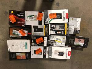 lot 13 image: Lot of Assorted Door Locks Various Models and Conditions  Customer Returns See Pictures