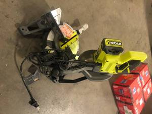 lot 33 image: Ryobi Miter used customer return see pictures