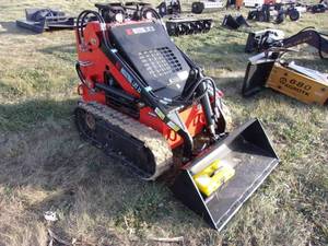 New 2023 AGT Industries LRT 23 Mini Skid Steer. 23 hp. Briggs and Stratton Gas Engine. 830 pound lift. Weighs about 2,000 pounds
