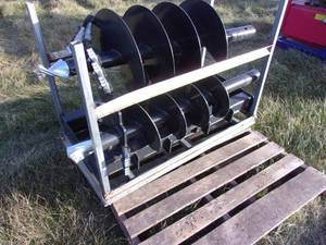 New Skid Steer Mount JCT Attachments Auger w 12 and 18 bits
